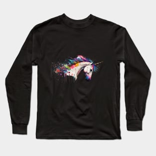 Rainbow Uincorn Long Sleeve T-Shirt